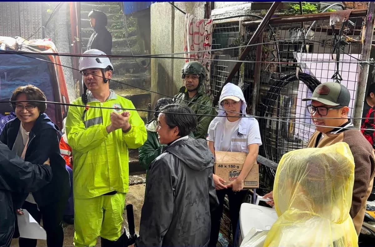 Reaching families after the typhoon