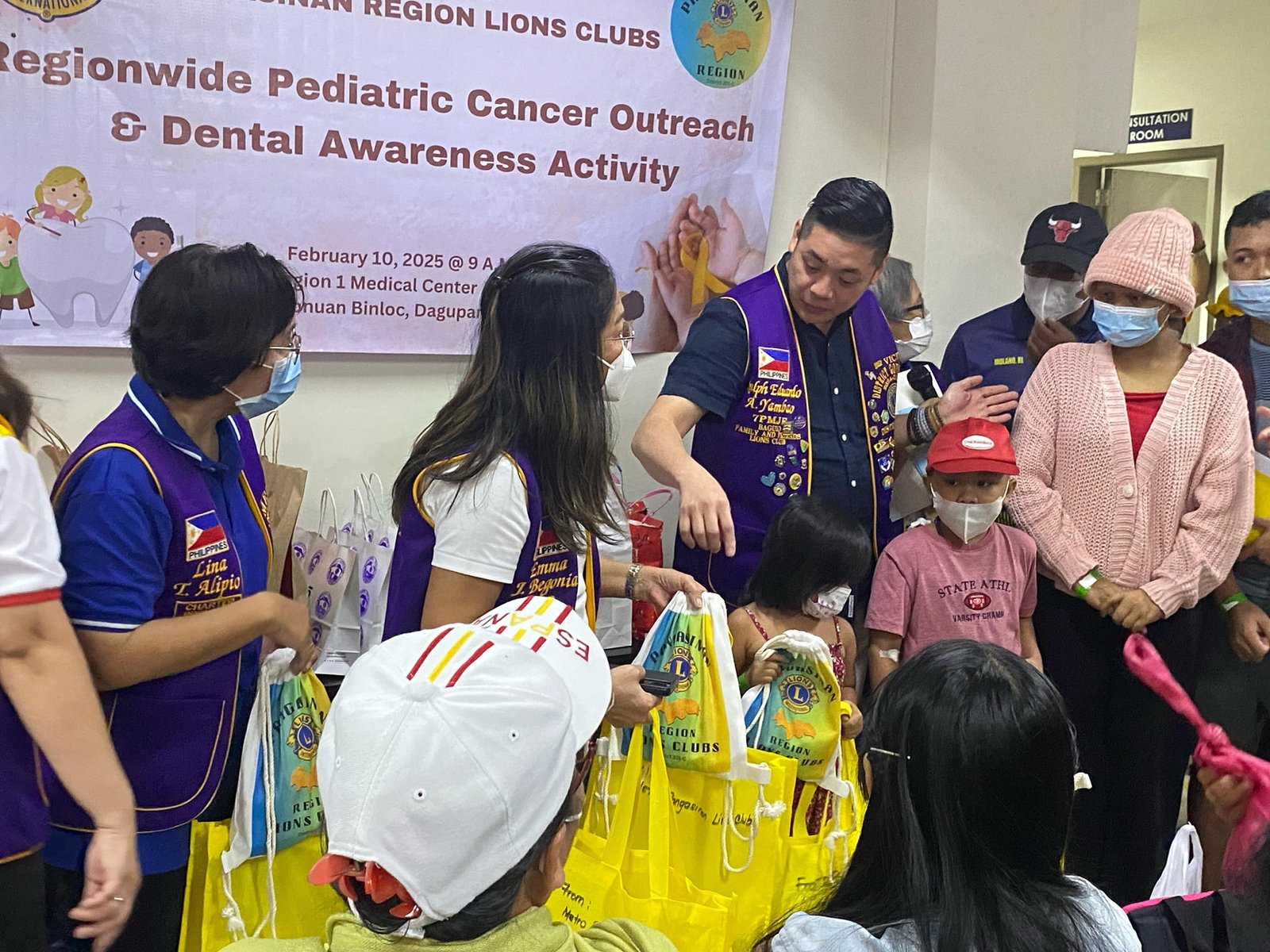 Regionwide pediatric cancer outreach and dental awareness activity