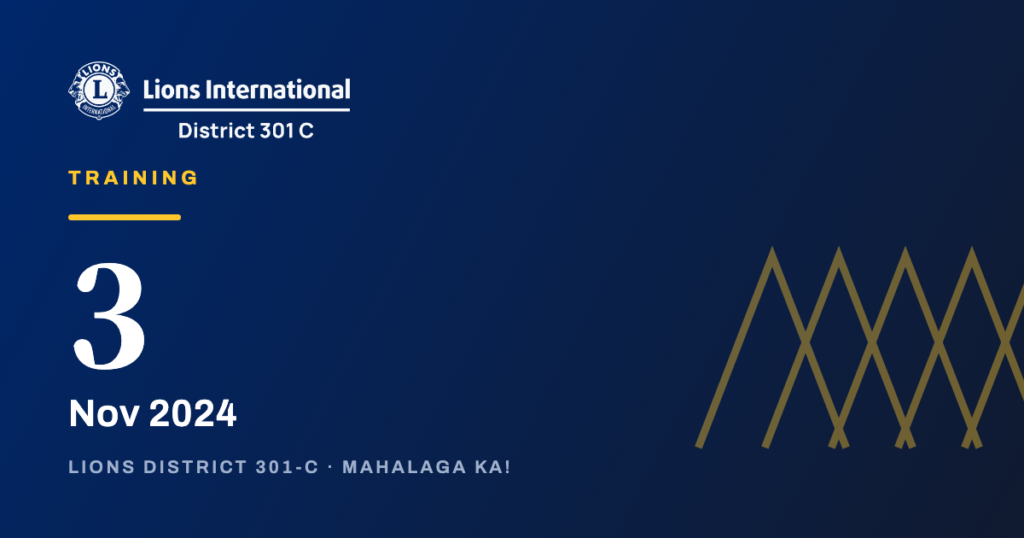 District 301C Mission1.5 Summit, PDRRMO Conference Hall, San Fernando, La Union
