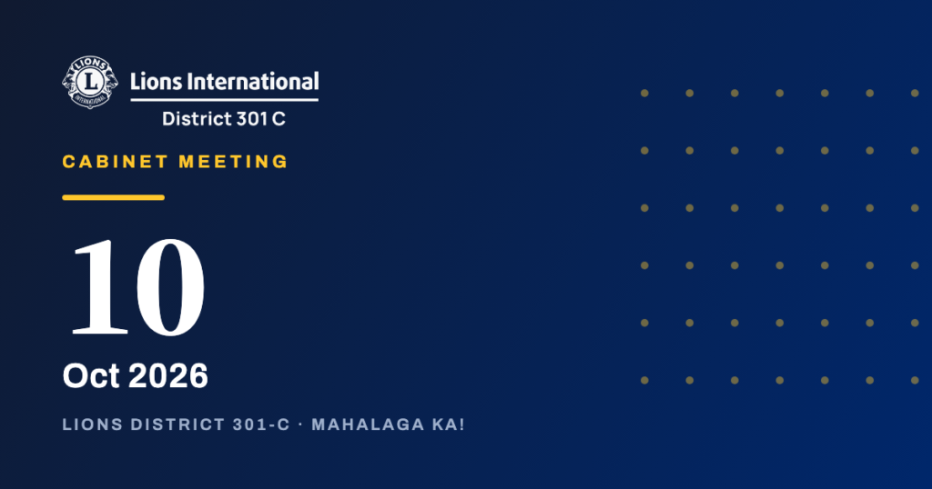 2nd District Cabinet and Chairpersons Meeting, Baguio City